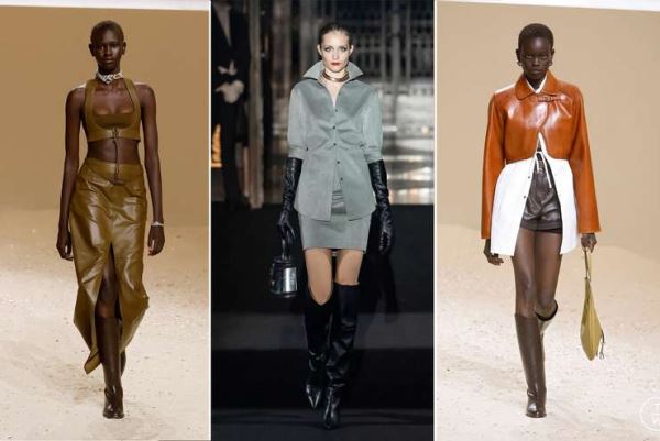 Высокие сапоги с юбками и платьями: как носить, чтобы ноги казались длиннее