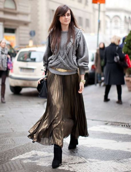 Стиль на максимум: юбка-миди и макси &mdash; тренд сезона, как носить осенью
