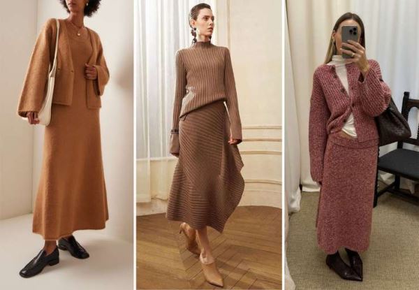 Теплые платья на каждый день: трикотаж, вязаное, миди — с чем носить